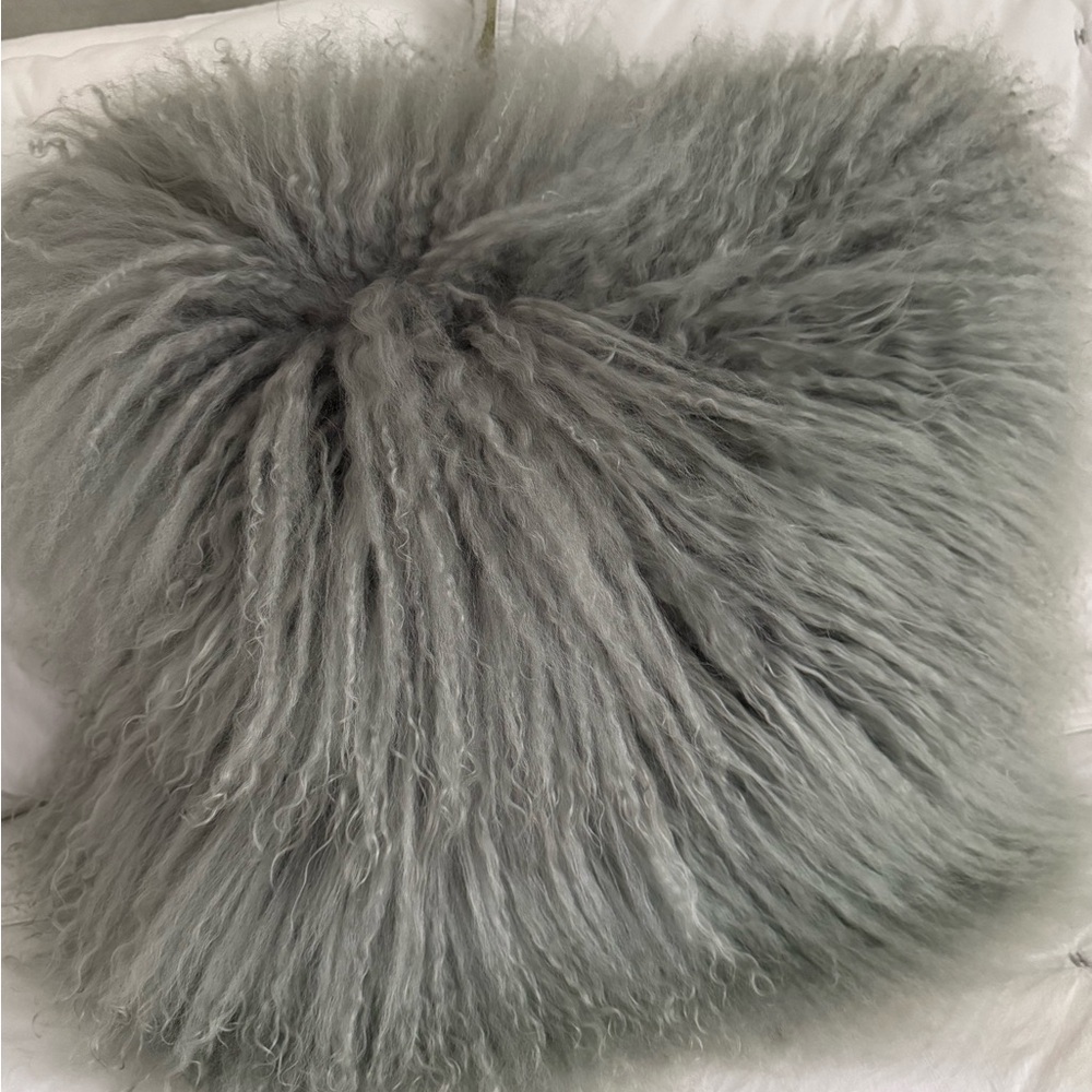 Westelm Mongolian Lamb Pillow Cover